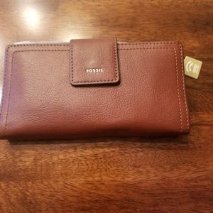Fossil leather wallet